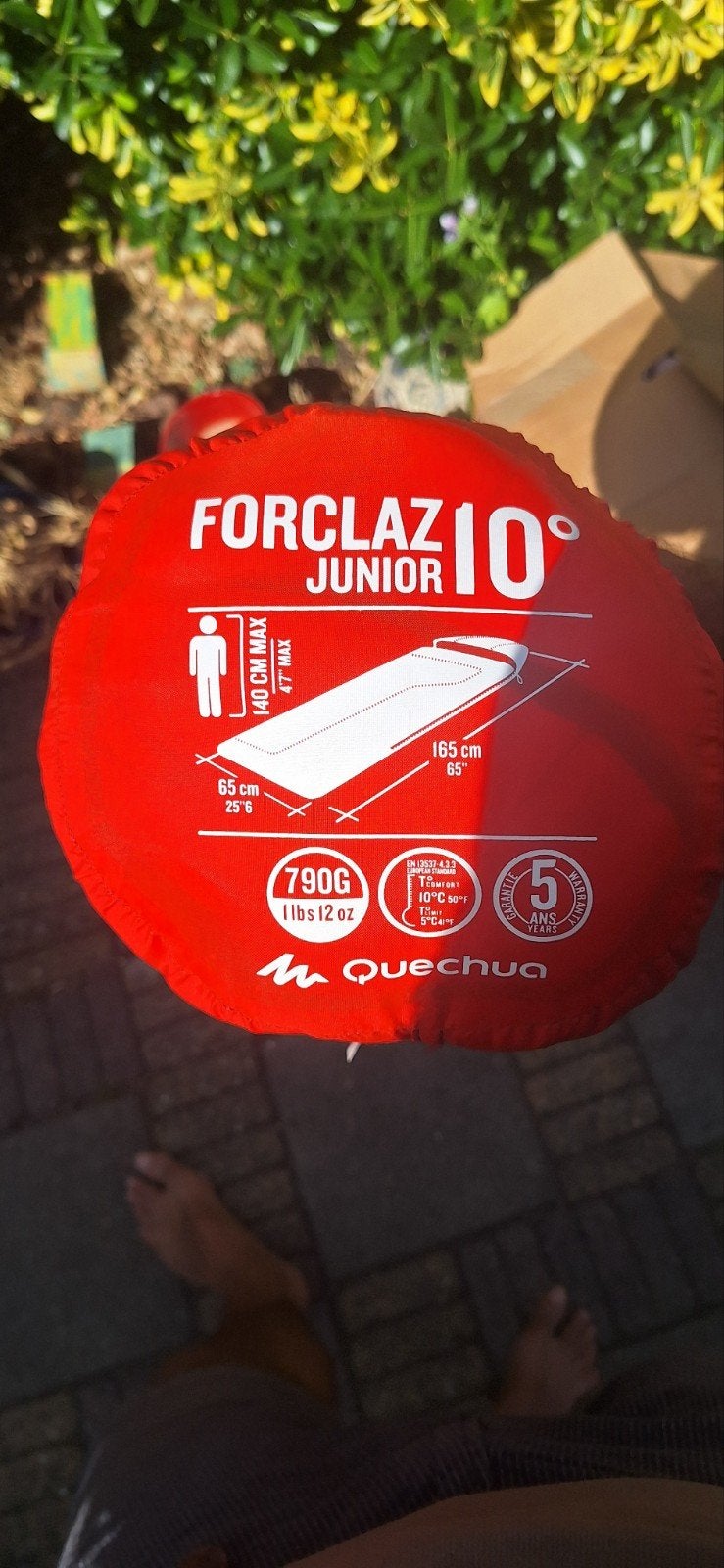 Forclaz Junior Slaapzak 10 - voor kinderen, Ophalen, Gebruikt