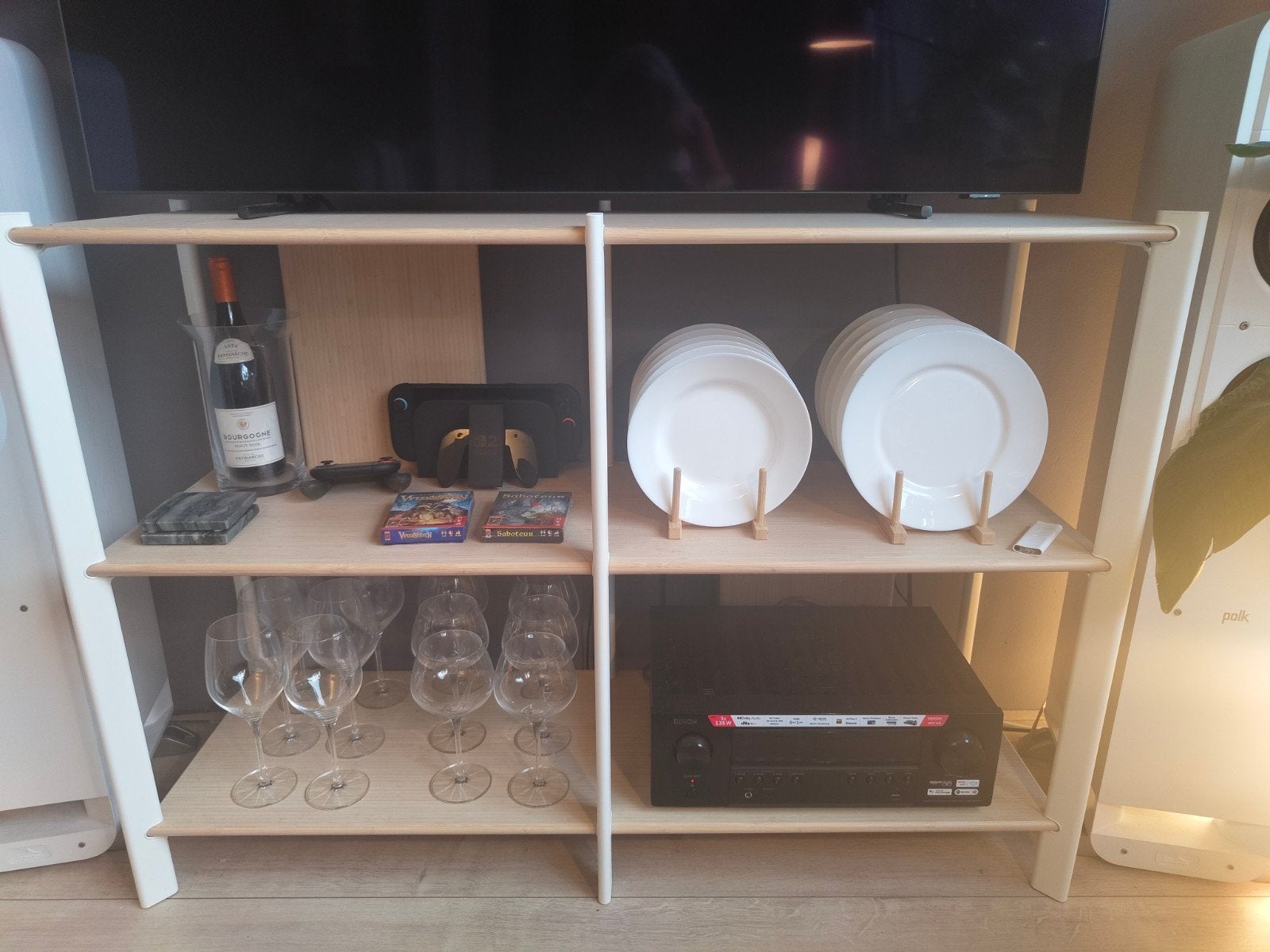 IKEA Jattesta lage (stelling)kast / TV-meubel, Ophalen, Gebruikt