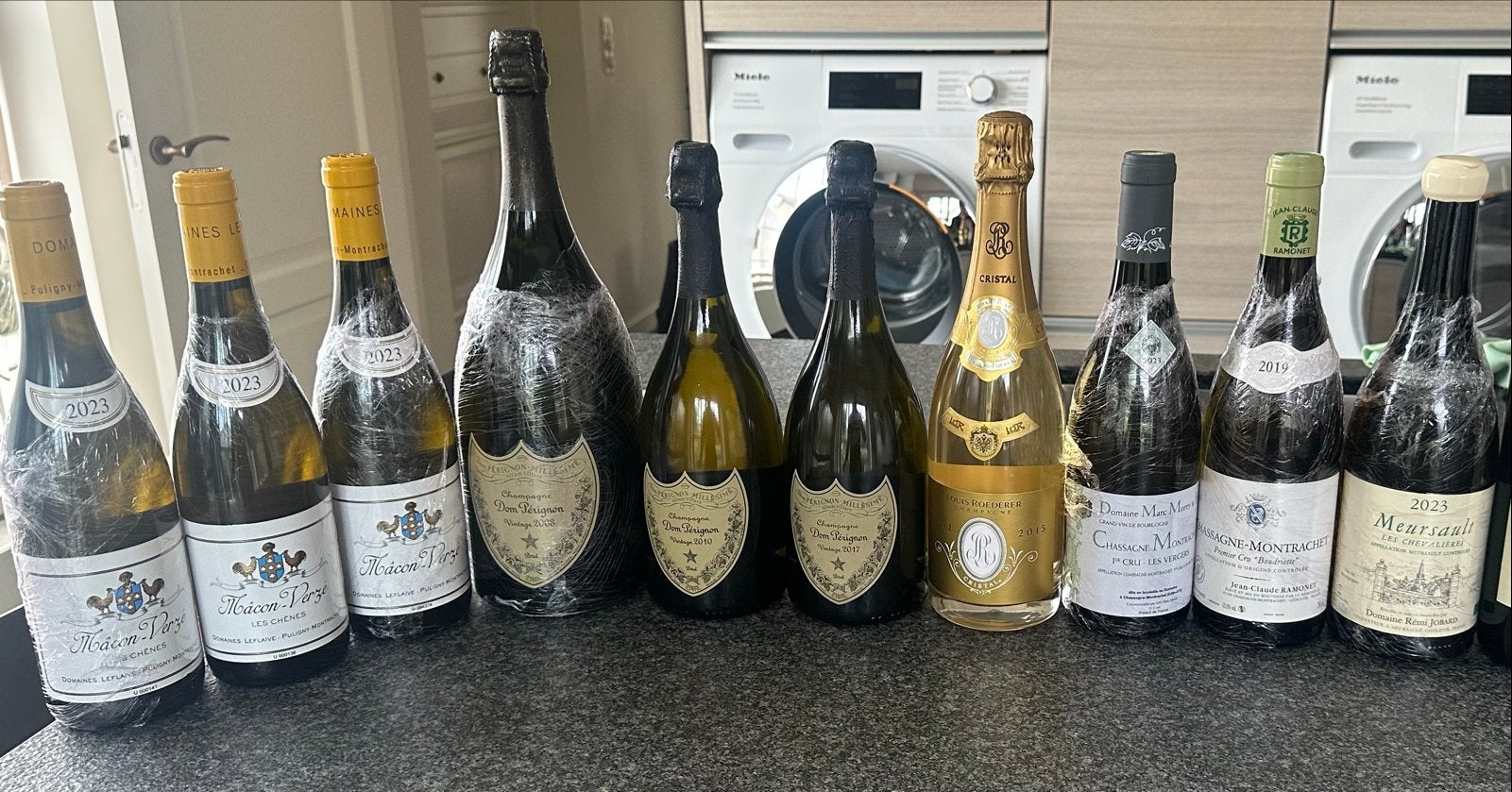 Exclusieve Gele Collectie Wijnen en Champagnes te Koop, Verzamelen, Ophalen, Zo goed als nieuw, Frankrijk, Champagne