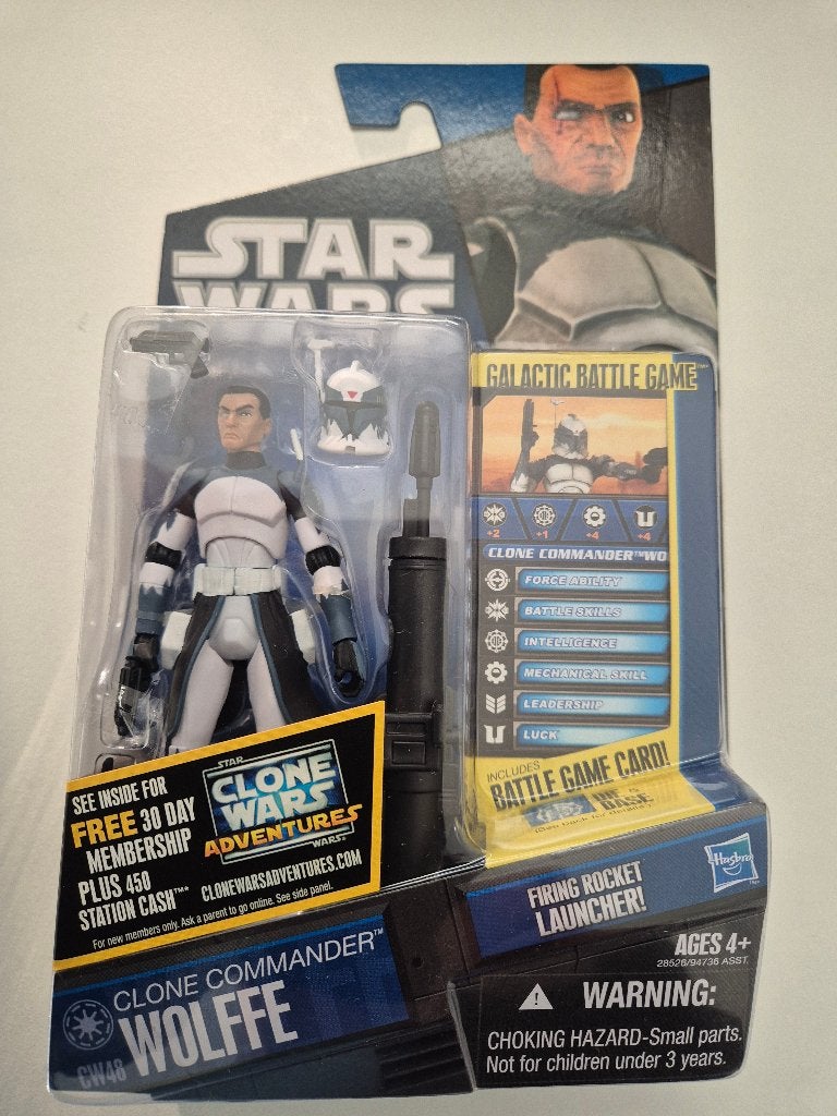 Star Wars CW 2010 CW48 Clone Commander Wolffe, Verzamelen, Star Wars, Ophalen of Verzenden, Nieuw, Actiefiguurtje