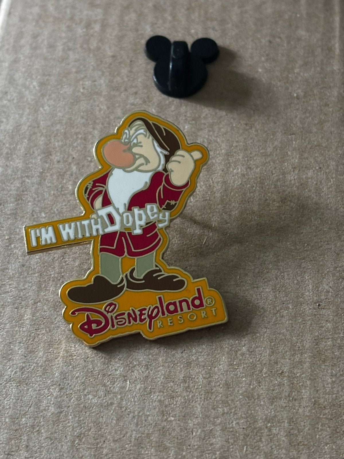 Disney pin Grumpy ‘im with dopey’, Ophalen of Verzenden, Zo goed als nieuw