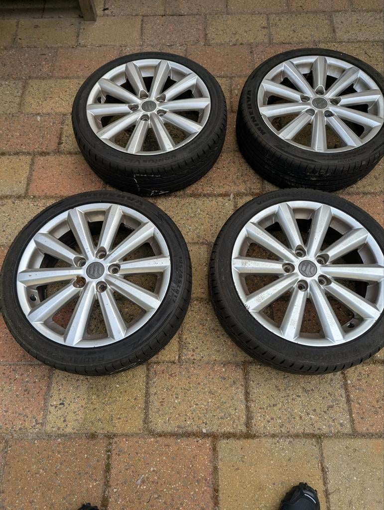 Prijs verlaagd! Originele velgen Suzuki Swift Sport 1.6, Ophalen, Gebruikt, Banden en Velgen, 17 inch