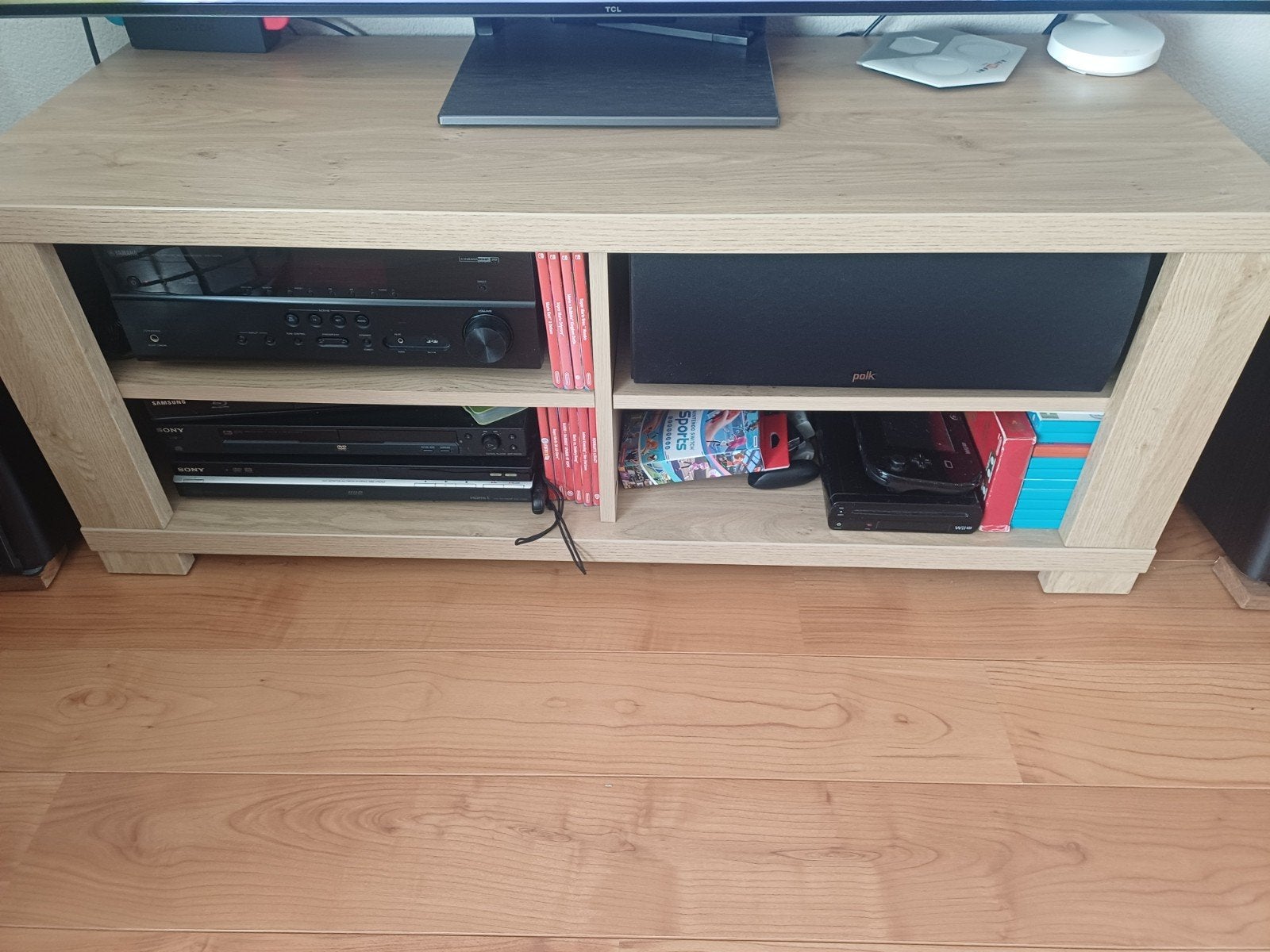 TV meubel met opbergruinte, Ophalen, Gebruikt, Overige houtsoorten