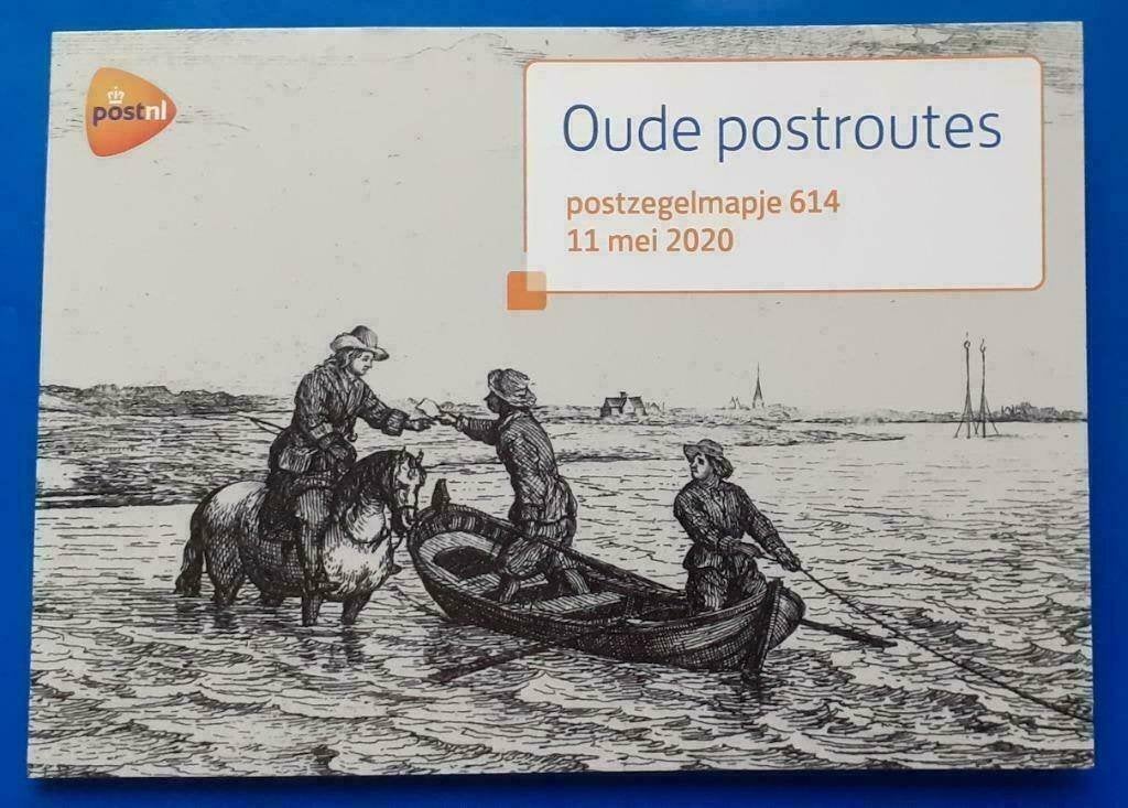 Postzegelmapje 614 - Oude postroutes 2020, Verzenden, Na 1940, Postfris
