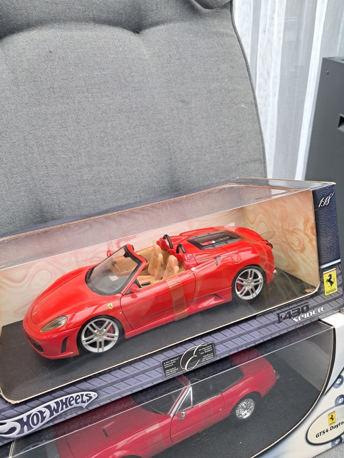 Hot Wheels Ferrari F430 Spider Schaal 1:18 Nieuw, Hobby en Vrije tijd, Ophalen of Verzenden, Nieuw, Hot Wheels