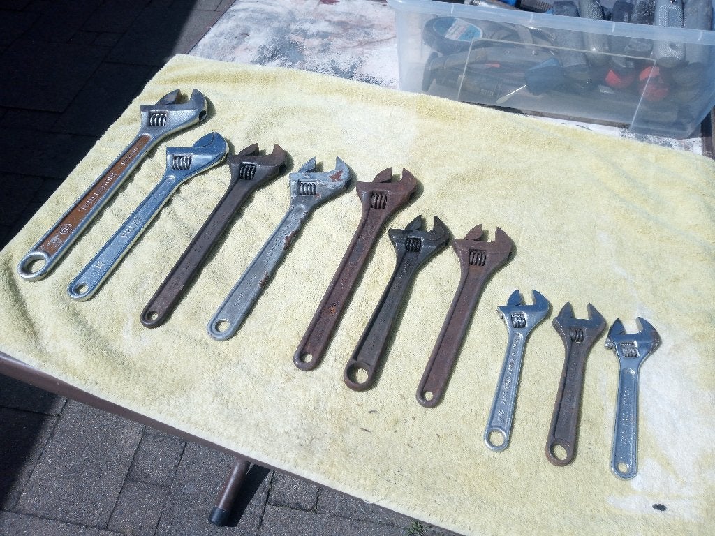 Diverse maten Bahco's 10 stuks, Ophalen of Verzenden, Gebruikt