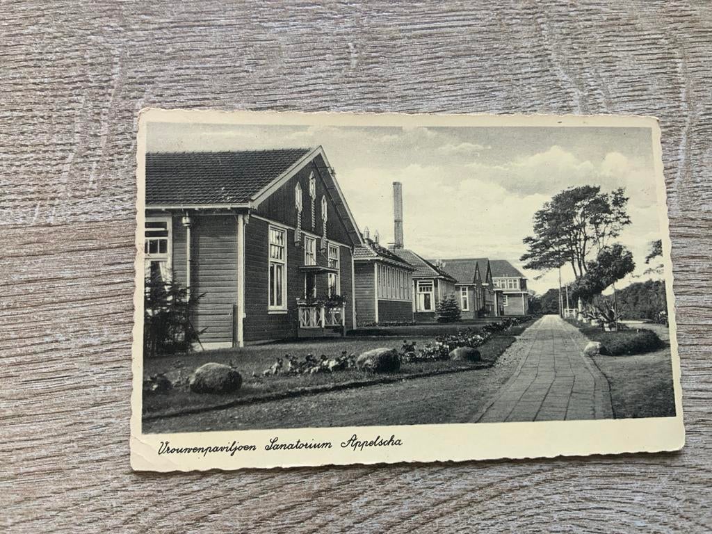 Vrouwenpaviljoen Sanatorium Appelscha, Ophalen of Verzenden, Voor 1920, Gelopen, Friesland