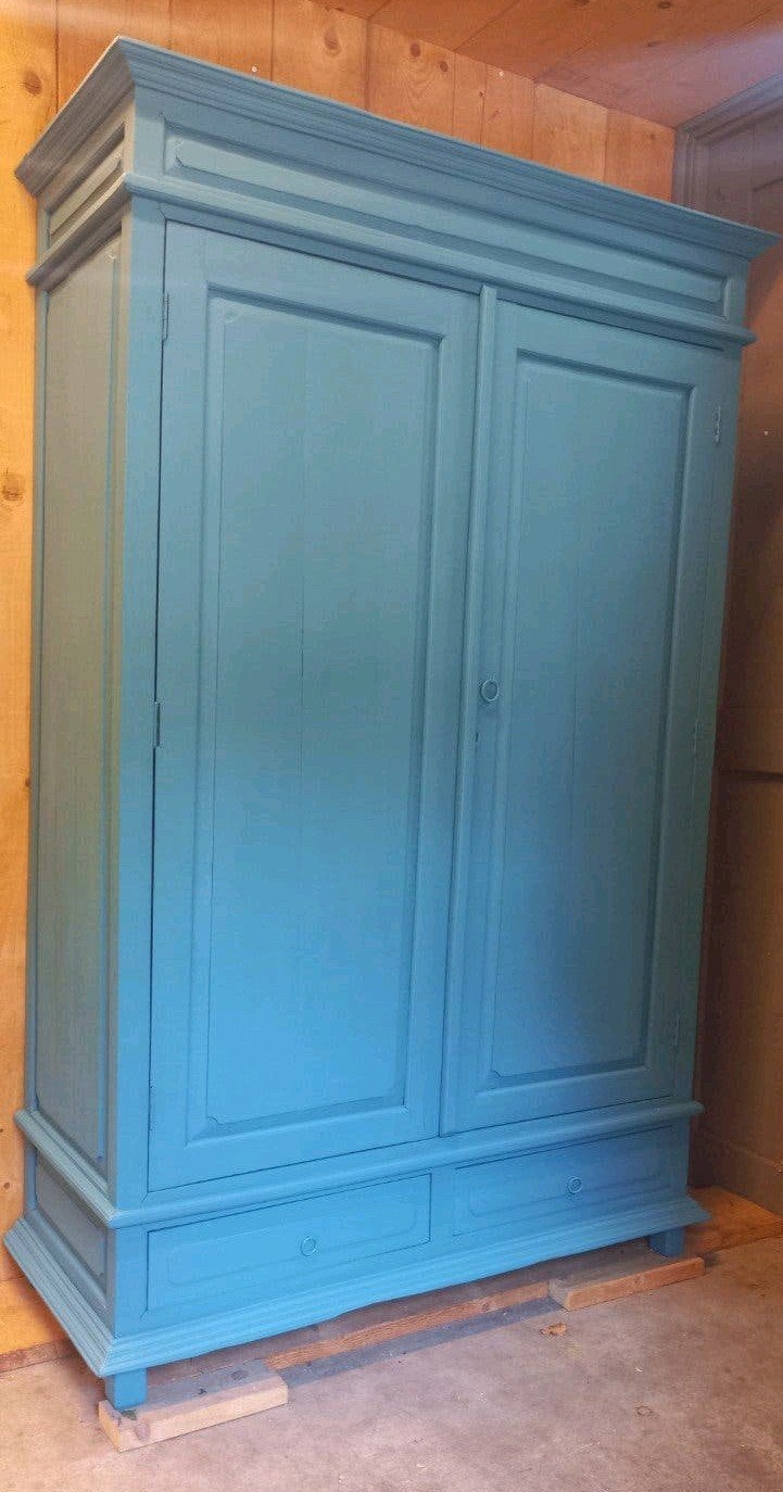 Turquoise blauwe Voorraadkast - Kledingkast, Huis en Inrichting, Kasten | Kledingkasten, Ophalen, ., Zo goed als nieuw, .