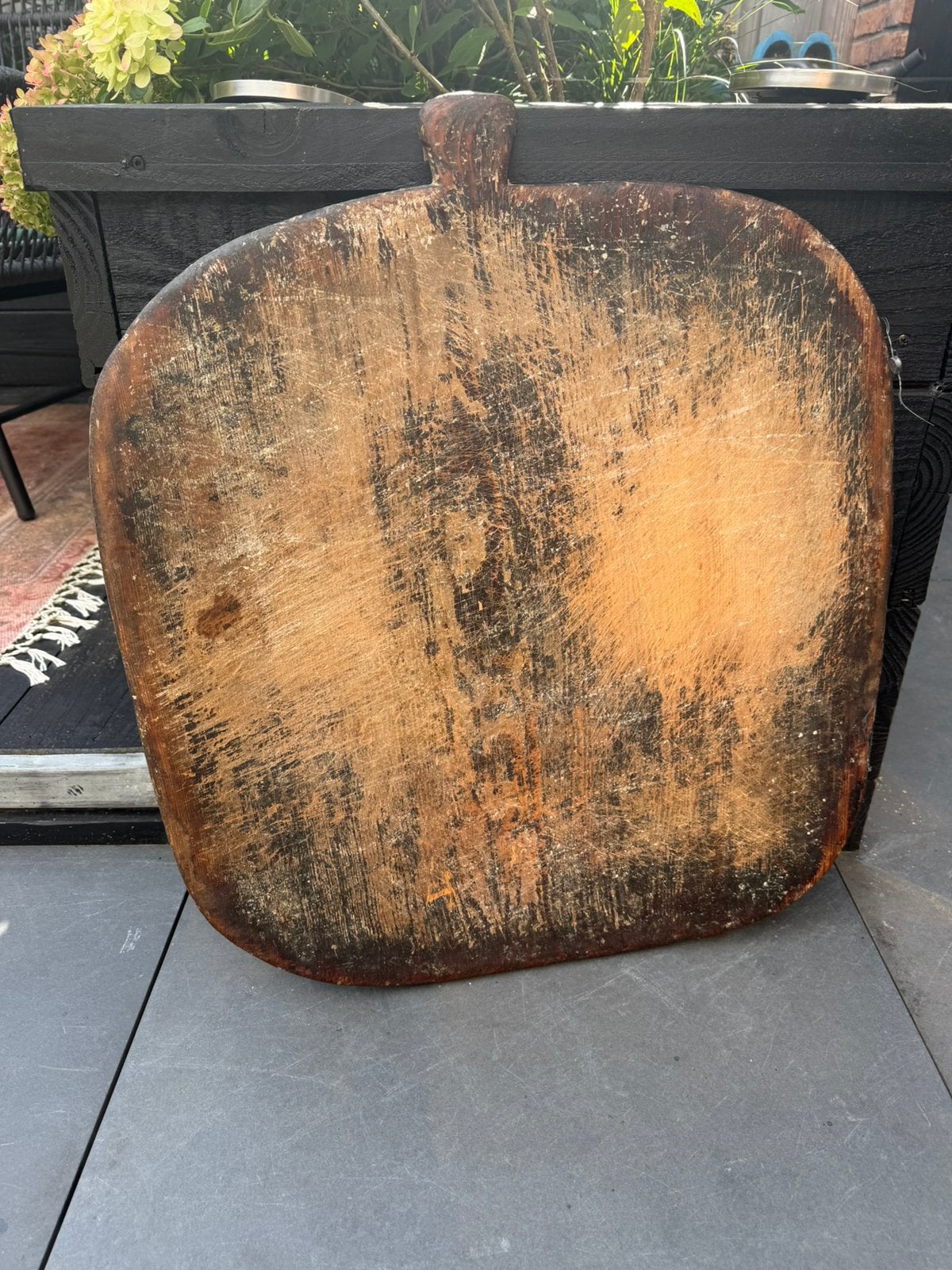 Grote houte plank, Ophalen, Serveerplank, Zo goed als nieuw, Rechthoekig