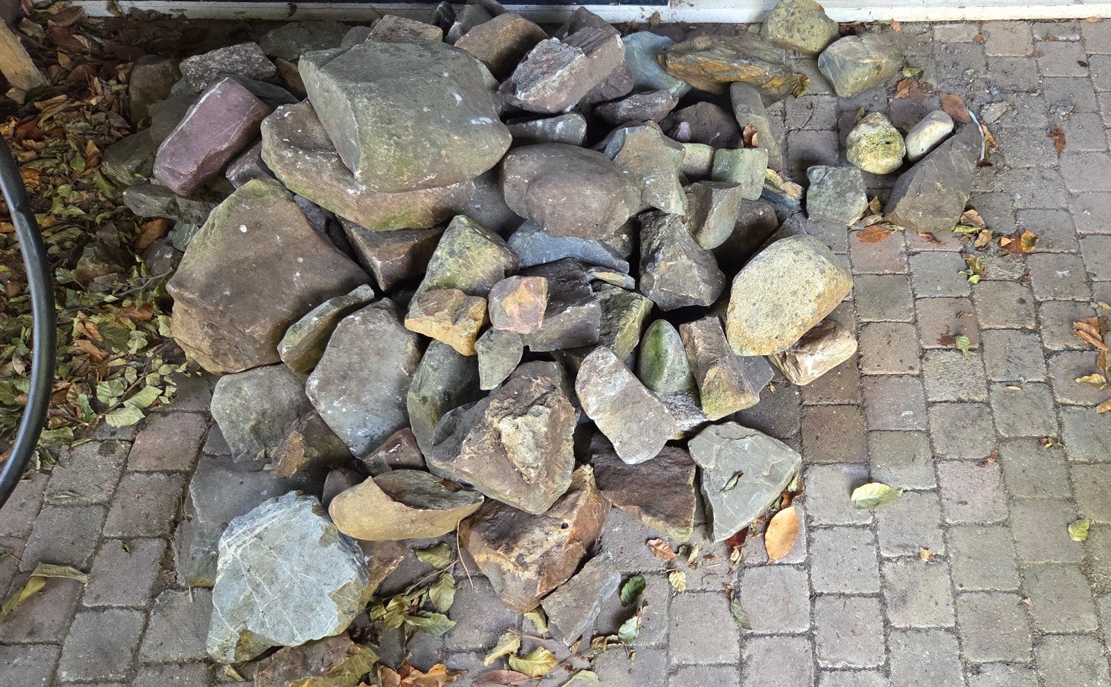 Diverse natuurstenen rotsen en keien voor tuin of decoratie, Ophalen, Overige materialen, Gebruikt, Kei