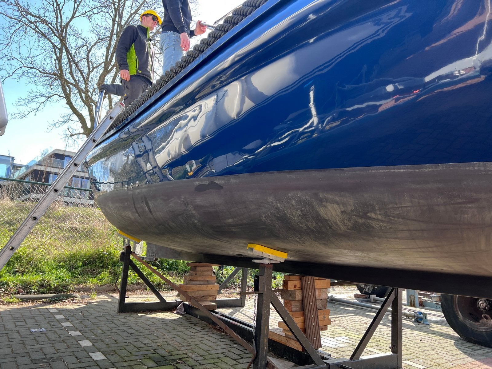 Robuste botenbok voor sloep, Ophalen, Gebruikt