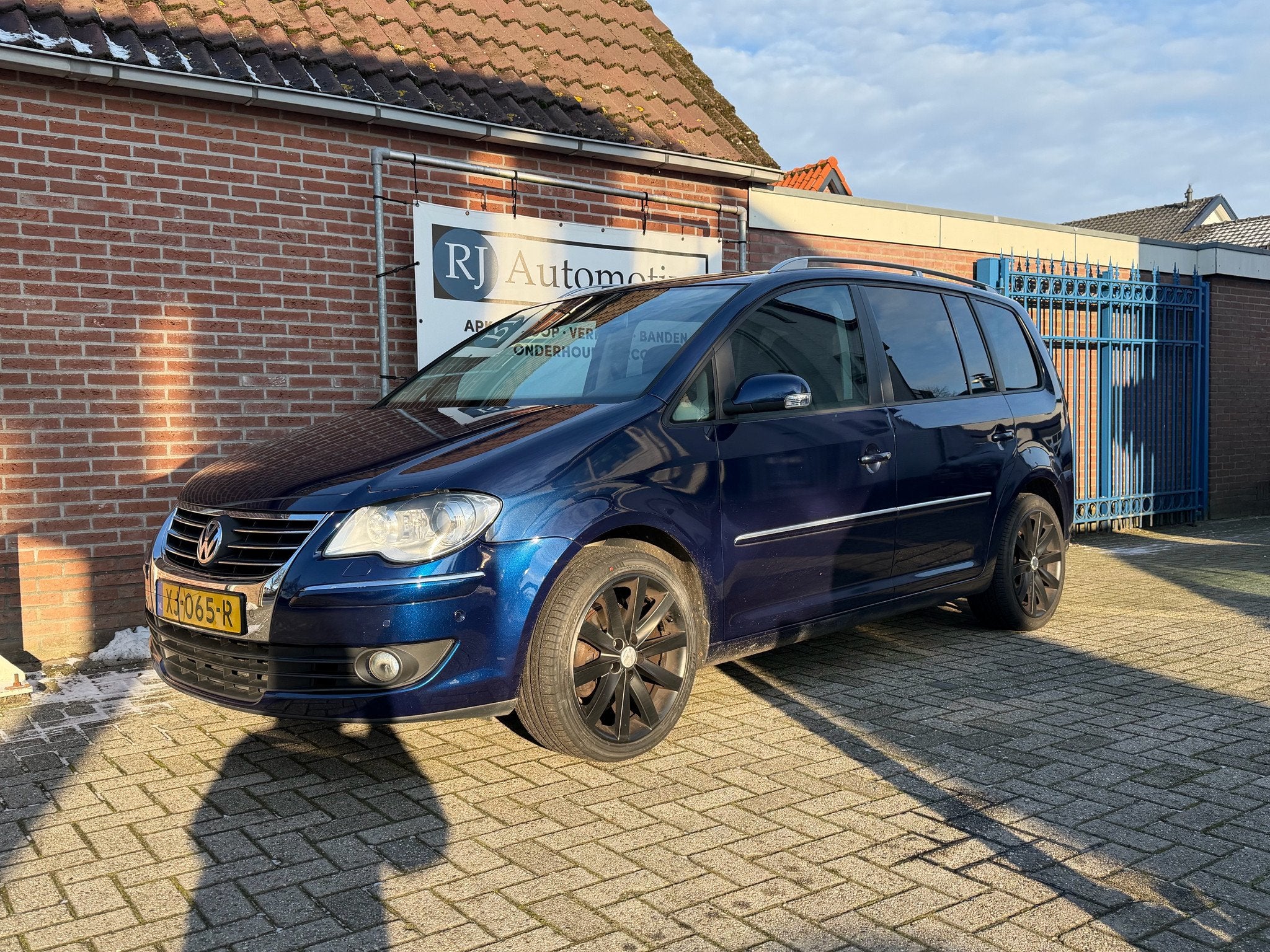 Volkswagen Touran 1.4 TSI APK/7PERSOONS/CLIMA (bj 2008), Auto's, Volkswagen, Gebruikt, 4 cilinders, Blauw, 7 stoelen