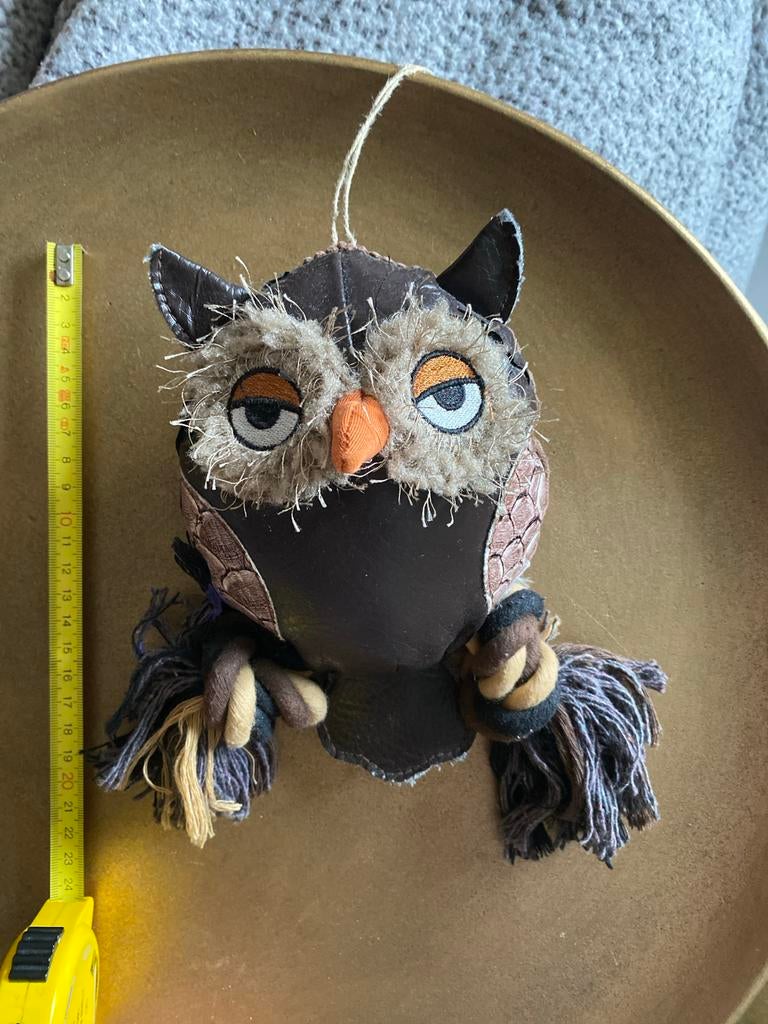 Leuke uil decoratie/speeltje, Ophalen of Verzenden, Zo goed als nieuw, Vogel, Beeldje of Figuurtje