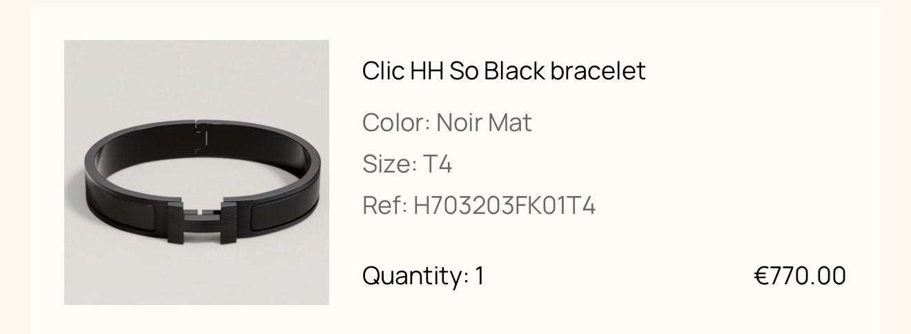 Hermès Clic HH So Black Armband - Nieuw, Maat T4, Ophalen, Nieuw, Zwart