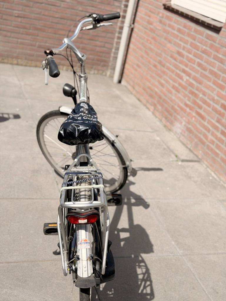 Montego herenfiets, grijs, 28 inch, Fietsen en Brommers, Fietsen | Dames | Damesfietsen, Overige merken, Velgrem, Versnellingen
