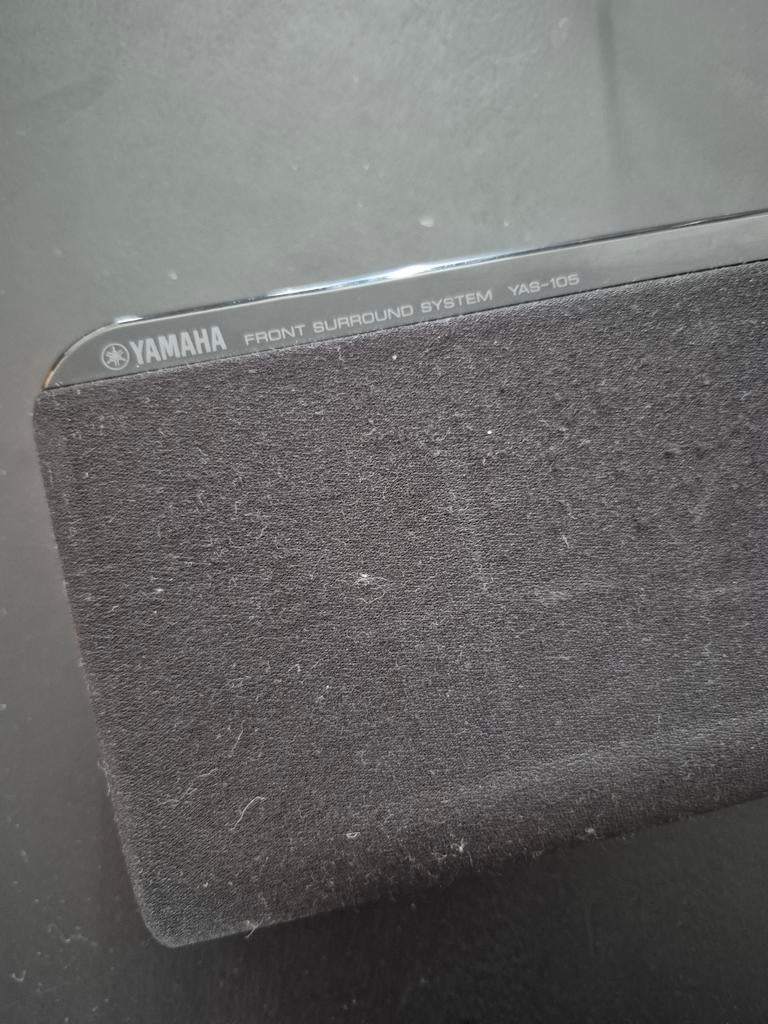 Yamaha YAS-105 Soundbar met afstandsbediening, Ophalen, Met ingebouwde subwoofer, Gebruikt