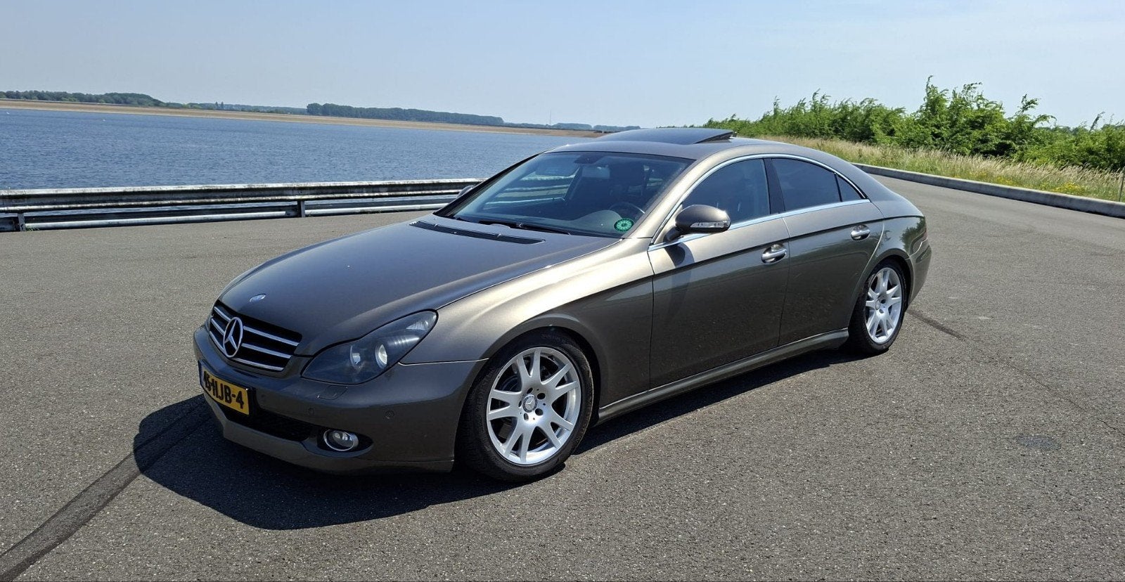 Mercedes-Benz CLS 3.5 Cls350 CGI AUT 2007 Grijs, Auto's, Automaat, Achterwielaandrijving, 4 stoelen, 11 km/l