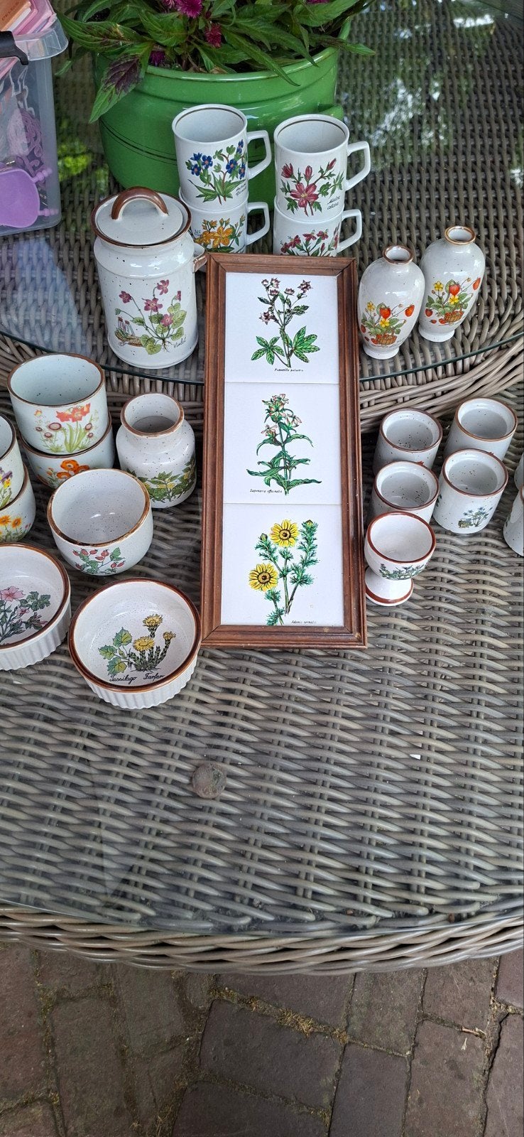 Vintage Wildflower servies, Antiek en Kunst, Ophalen of Verzenden