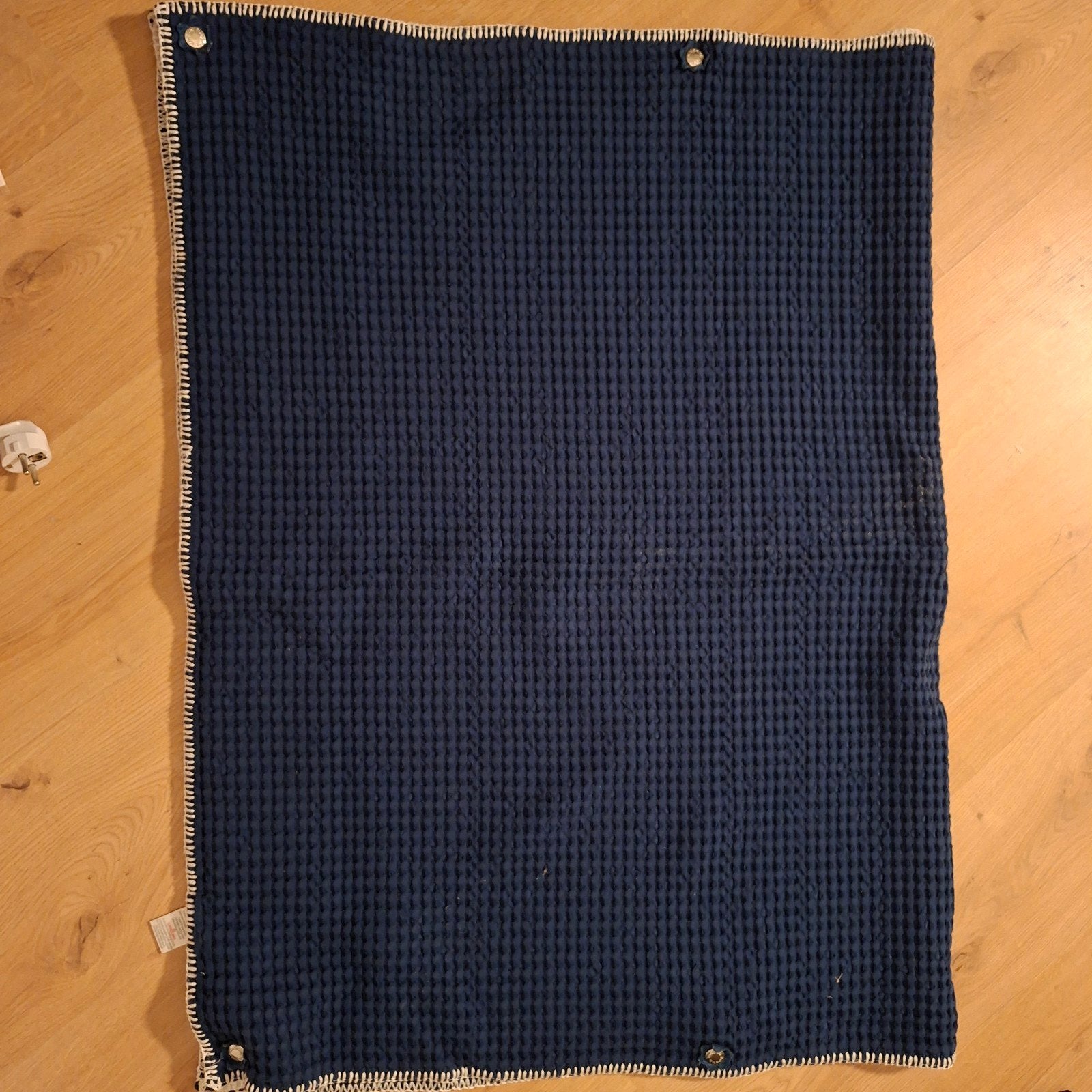 Koeka deken kleed groot  blauw/grijs, Ophalen of Verzenden, Blauw, Deken, Koeka