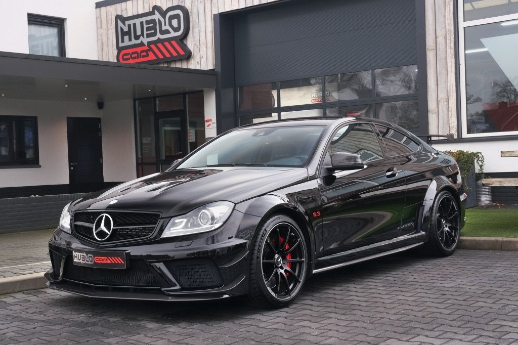 Mercedes-Benz C-Klasse Coupé AMG 63 Black Series Track Pack, Auto's, Automaat, Dealer onderhouden, Gebruikt, Zwart