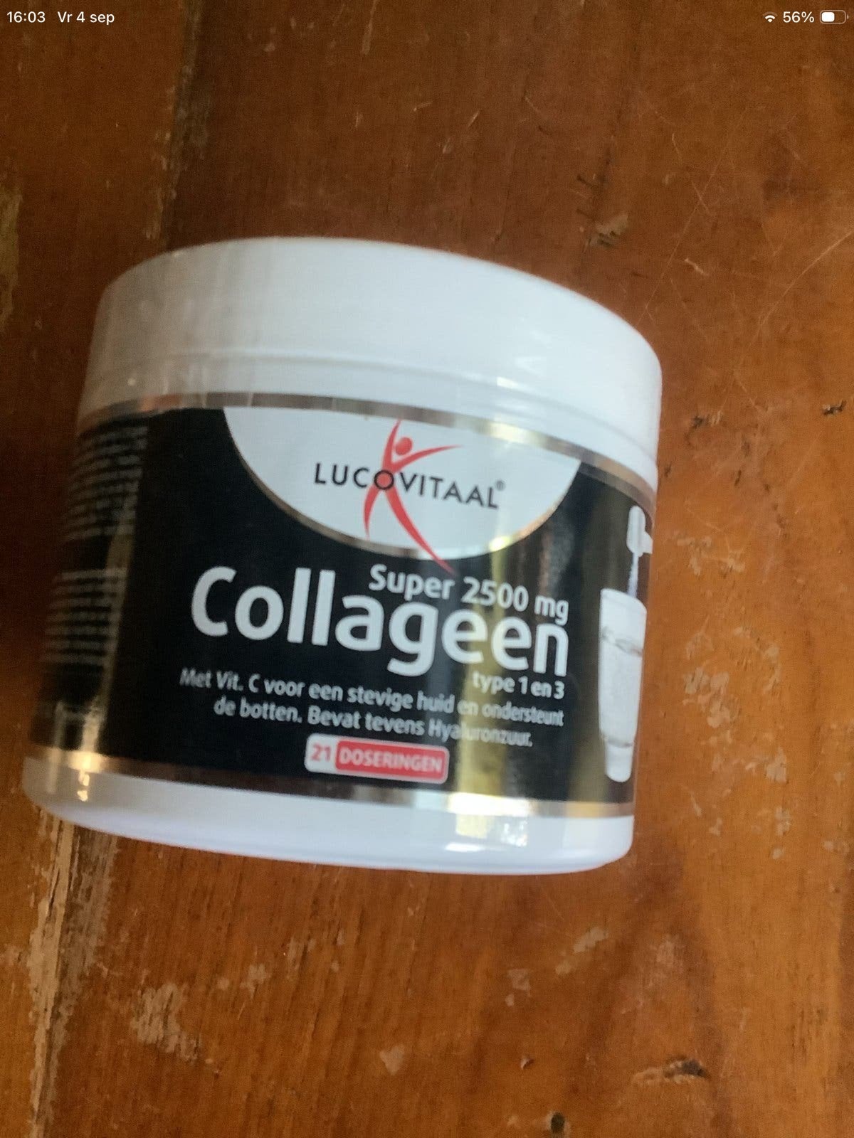 Lucovitaal Collageen Poeder Super 2500 mg met Vit. C, Sport en Fitness, Gezondheidsproducten en Wellness, Ophalen of Verzenden