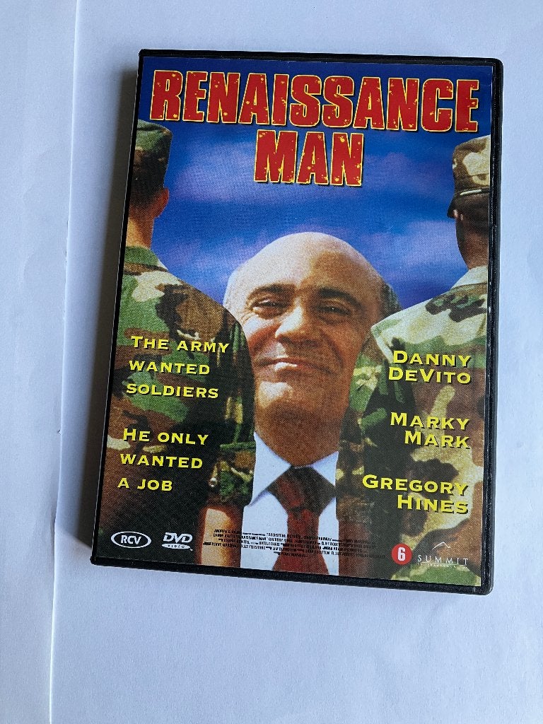 renaissance man dvd danny devito, Alle leeftijden, Ophalen of Verzenden, Zo goed als nieuw