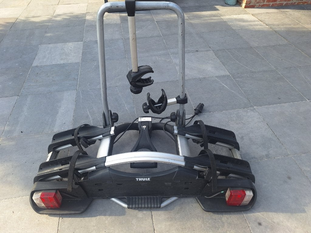 Fietsendrager Thule EuroWay 921, Auto diversen, Fietsendragers, Ophalen, 2 fietsen, Gebruikt, Trekhaakdrager