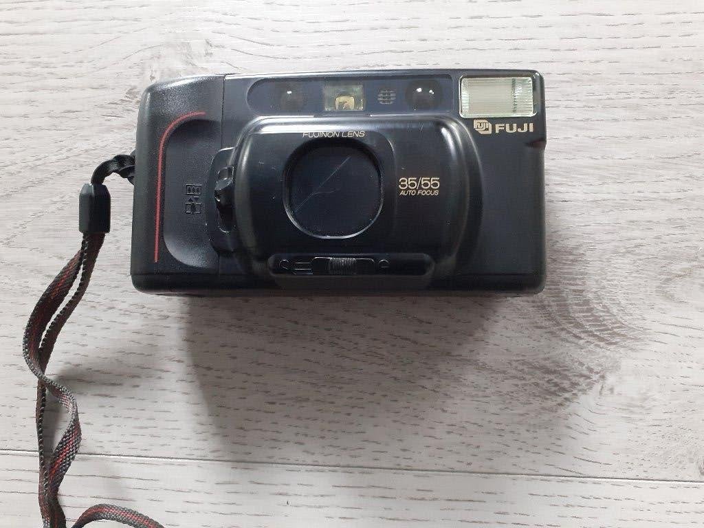 Fuji DL-160 Tele Analoge camera., Ophalen of Verzenden, Gebruikt, Compact, Fuji
