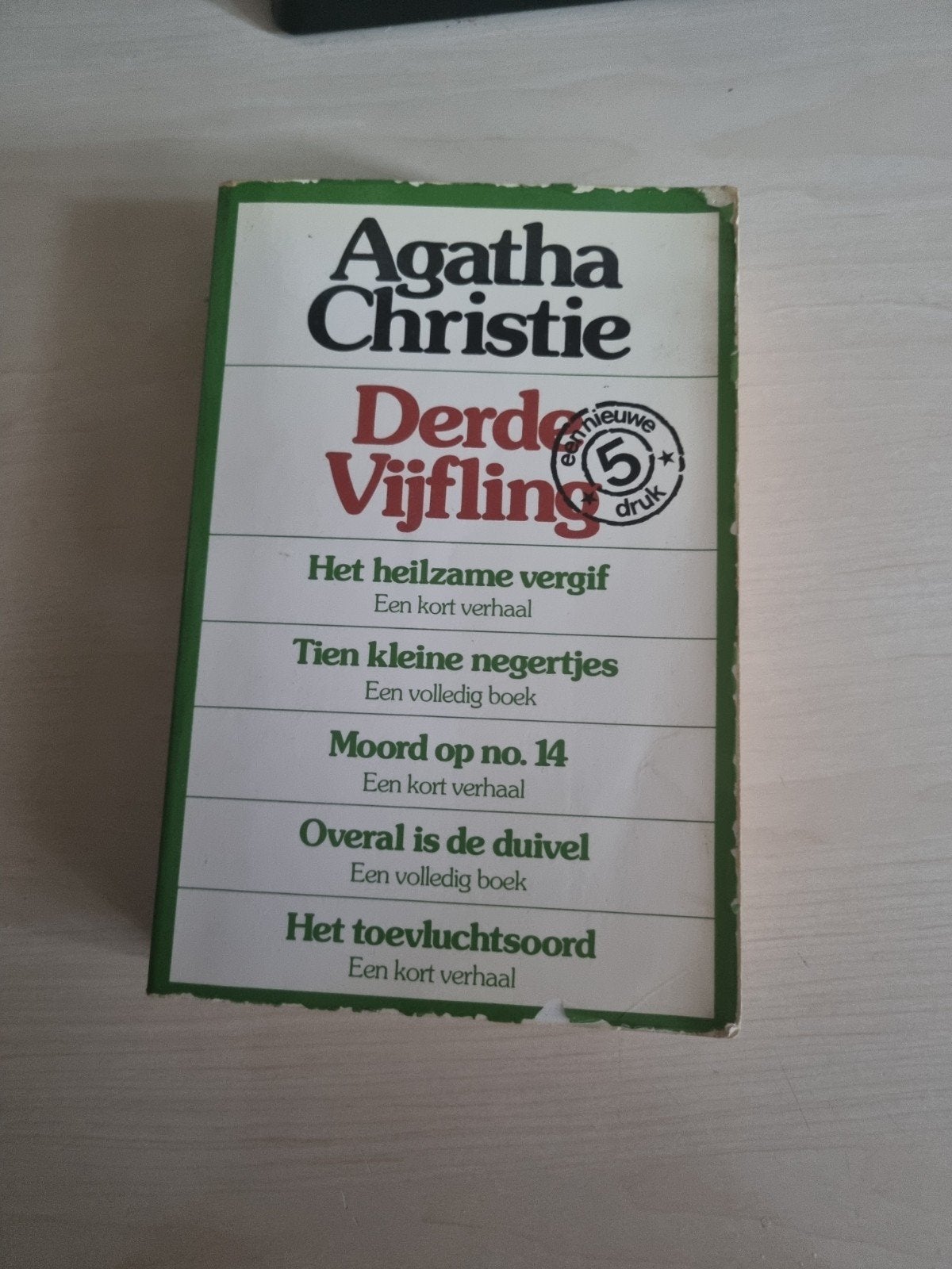 Agatha Christie Derde Vijfling, Boeken, Ophalen of Verzenden, Gelezen, Agatha Christie
