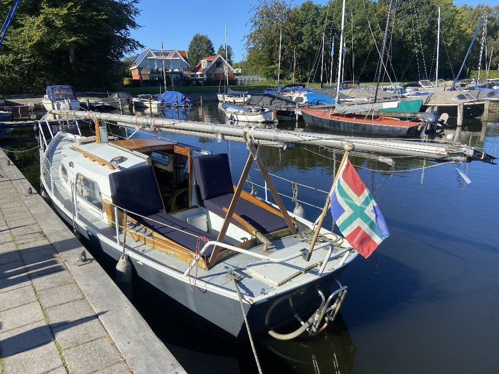 Domp 740 Kajuitsloep / Zeilboot met Solé Mini 17 Diesel, 16 pk, Staal, Binnenboordmotor, 7 m