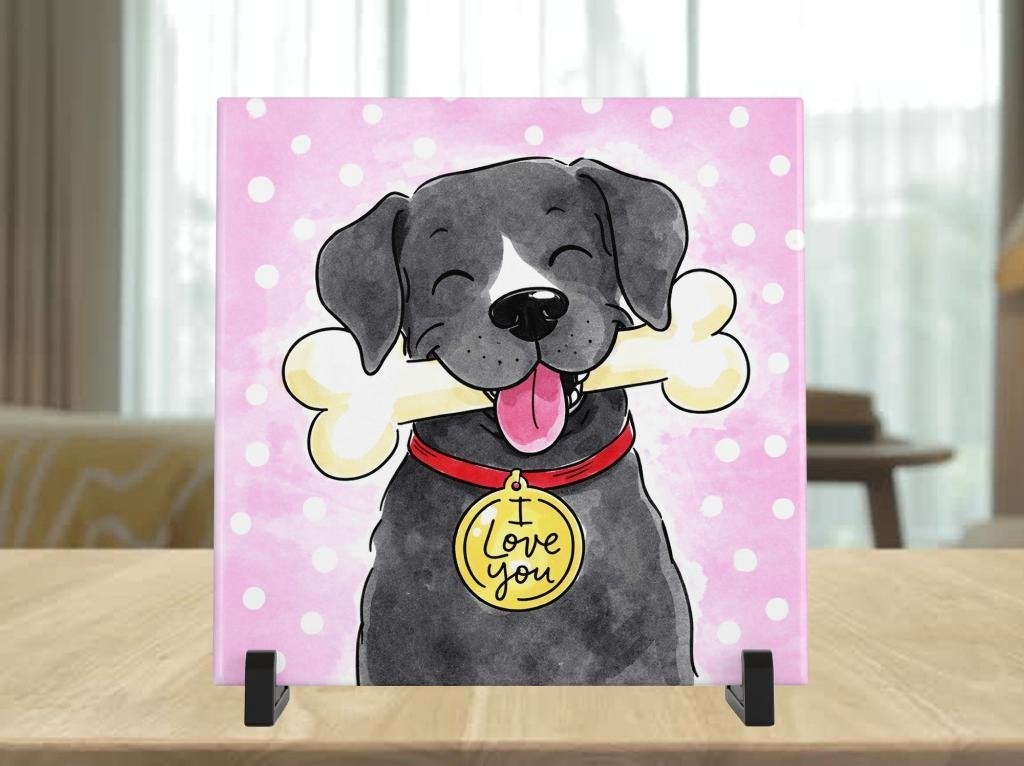 Duitse Dog Tegel - Blond Stijl, Verzenden, Nieuw