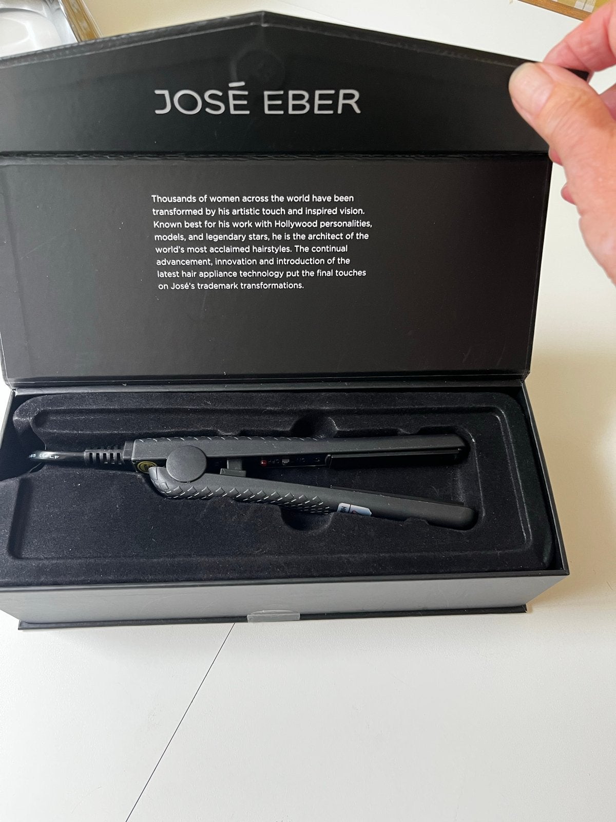 José Eber Petite Flat Iron - Ideaal voor Reizen, Ophalen of Verzenden, Nieuw, Haarverzorging