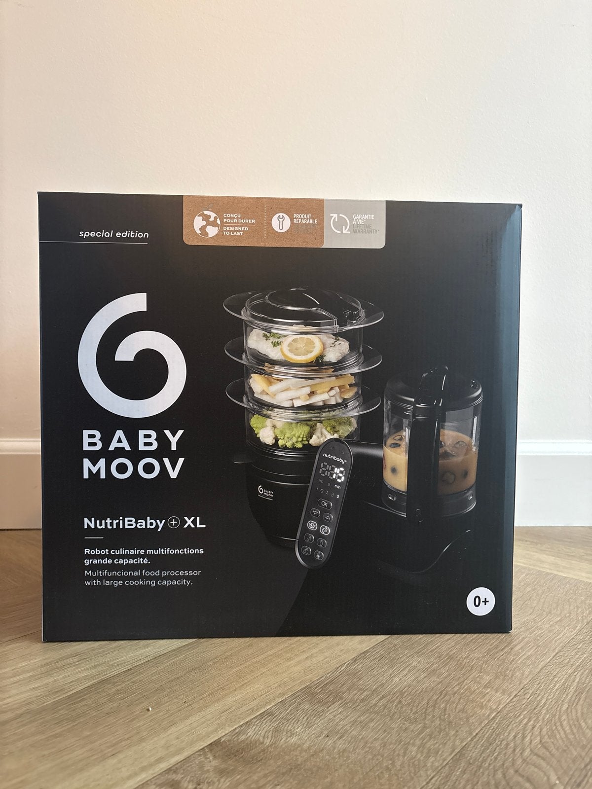 Babymoov Nutribaby XL - Multifunctionele babyvoedingmaker, Witgoed en Apparatuur, 4 liter of meer, Nieuw, 3 snelheden of meer