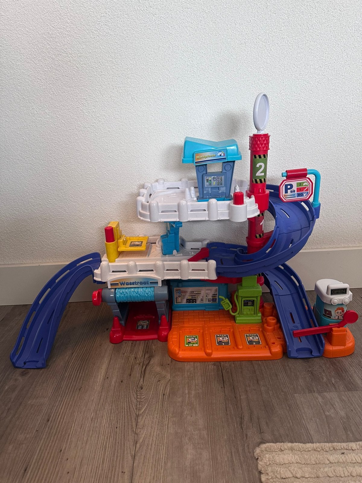 VTech Toet Auto Garage €30, Ophalen, Zo goed als nieuw, Handmatig, Overige merken