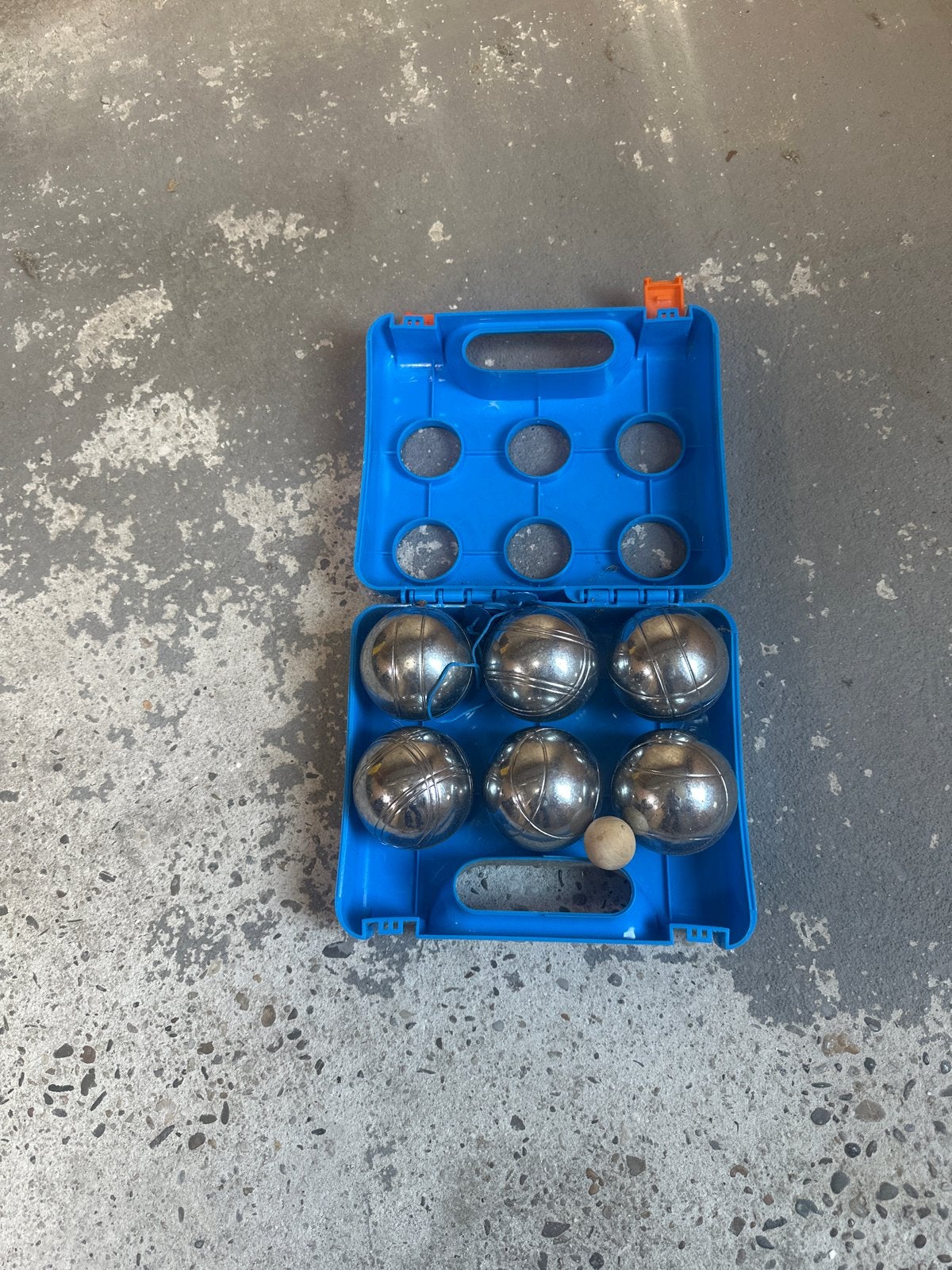 Jeu de boules set met 6 ballen, Ophalen, Gebruikt