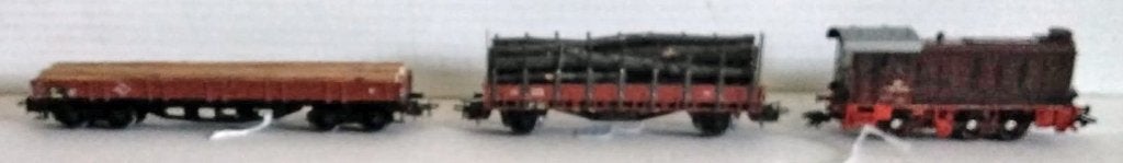 Märklin V 36 met houtvervoer, Gelijkstroom of Wisselstroom, Ophalen of Verzenden, Märklin, Gebruikt