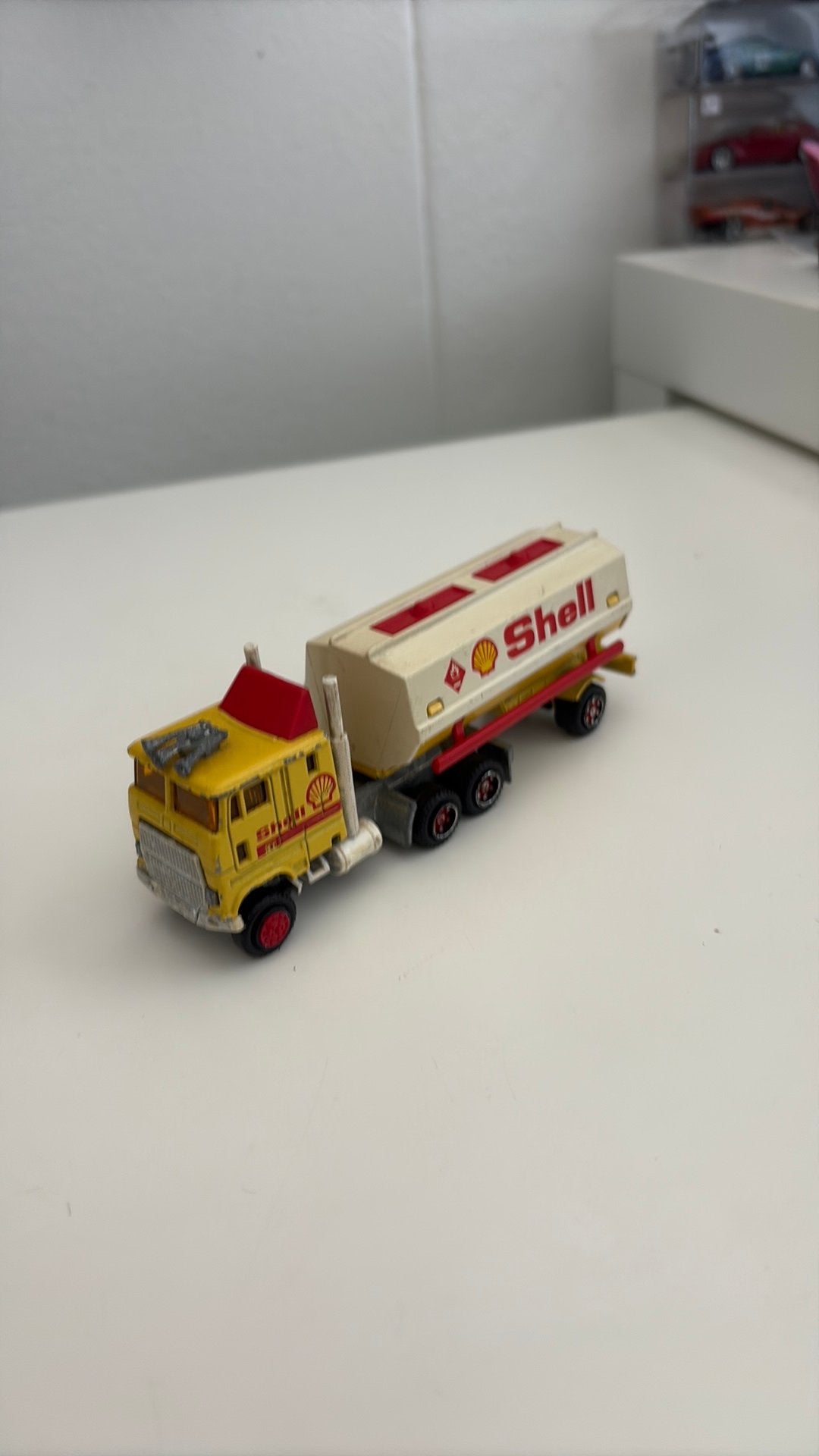 Majorette Shell vrachtwagen Combi 1/64, Ophalen of Verzenden, Zo goed als nieuw, Bus of Vrachtwagen