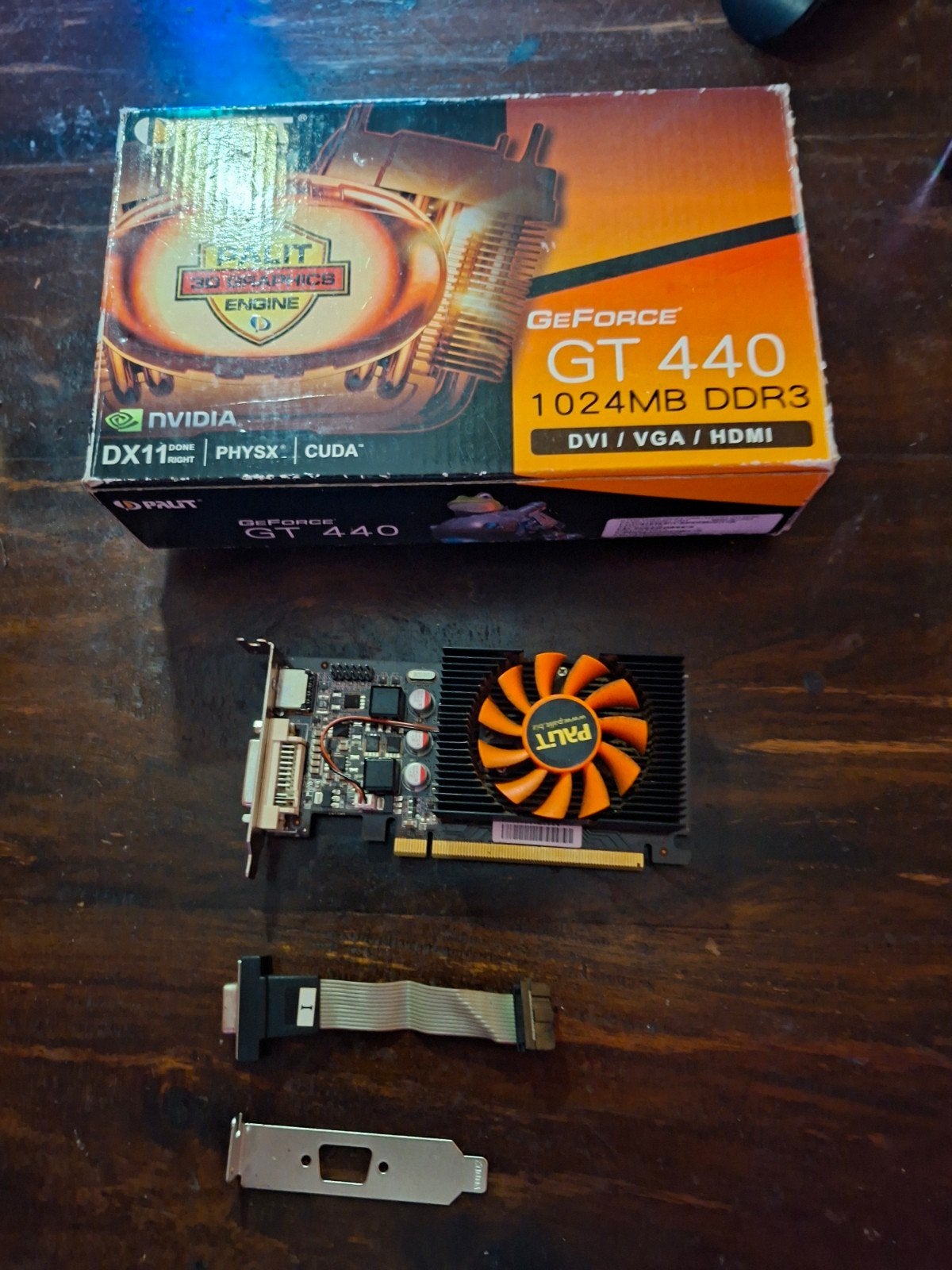 Palit GeForce GT 440 1GB DDR3 Grafische Kaart, Computers en Software, Videokaarten, Gebruikt, PCI-Express 2, GDDR3, HDMI