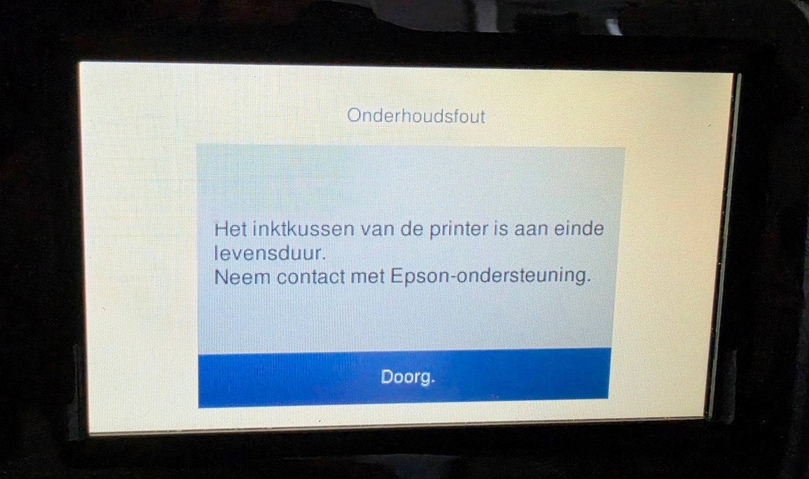 Epson Expression Premium XP-7100 printer (inktkussen defect), All-in-one, Draadloos, Ophalen of Verzenden, Niet werkend