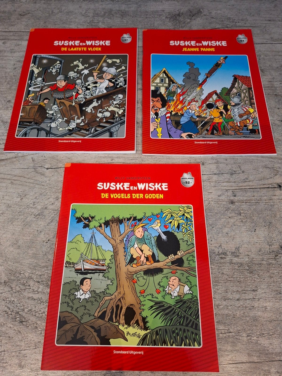 suske en wiske de strafste strips het laatste nieuws oranje, Willy Vandersteen, Ophalen of Verzenden, Zo goed als nieuw, Meerdere stripboeken