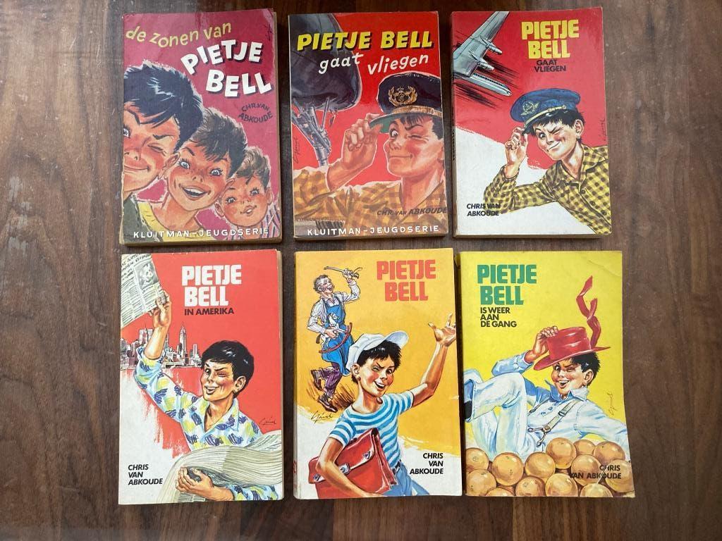 Pietje bell pockets vintage chris van abkoude set 6 stuks!, Ophalen of Verzenden, Gelezen, Chris van Abkoude, Fictie algemeen