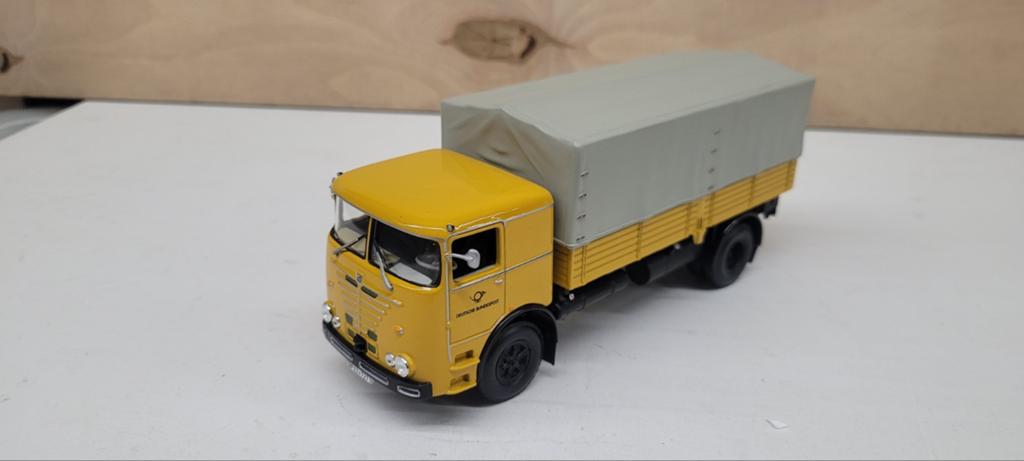Minichamps BÜSSING LU 11/16 Deutsche Bundespost, Hobby en Vrije tijd, Modelauto's | 1:43, Ophalen of Verzenden, Zo goed als nieuw