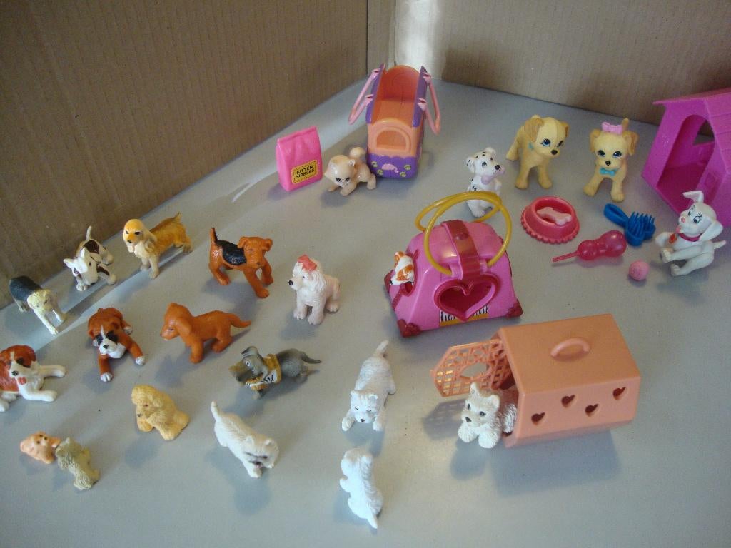 vintage little live pets hondjes huisje golden retriever, Ophalen of Verzenden, Gebruikt