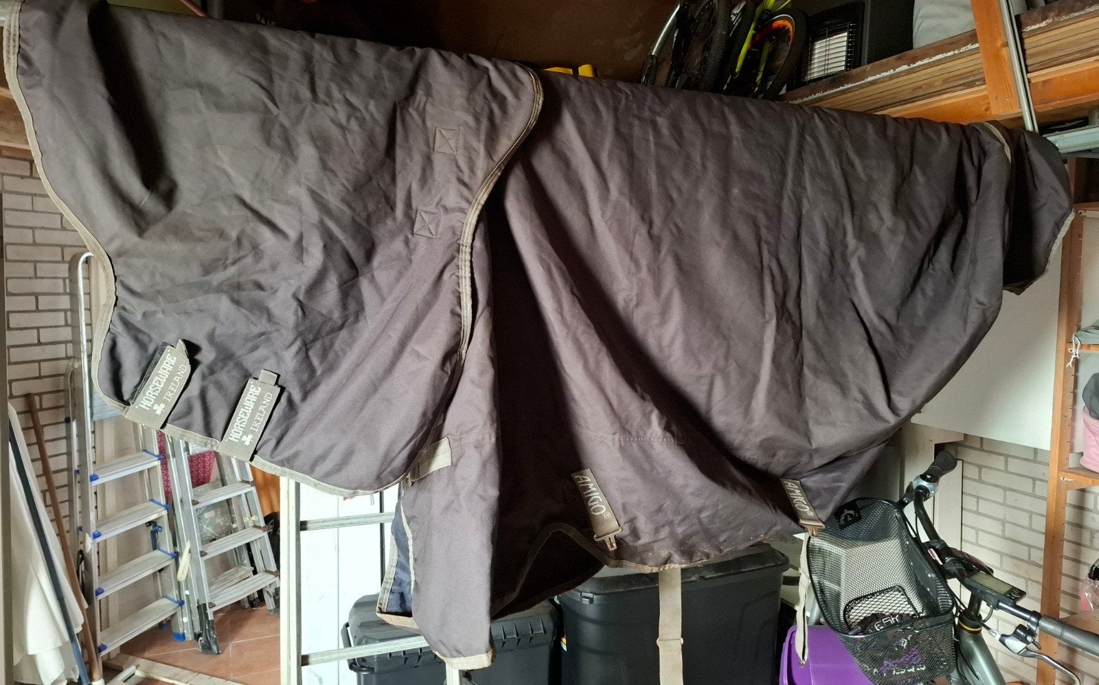 Horseware amigo 100 gram deken + hals, Ophalen of Verzenden, Gebruikt