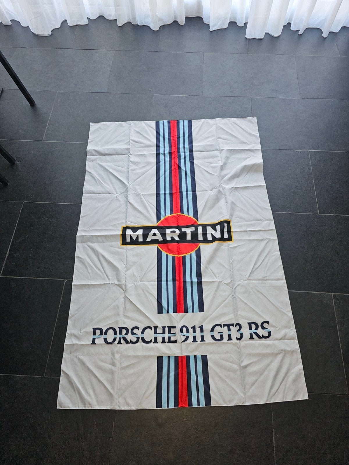 Martini Porsche 911 GT3 RS doek, Ophalen of Verzenden, Zo goed als nieuw