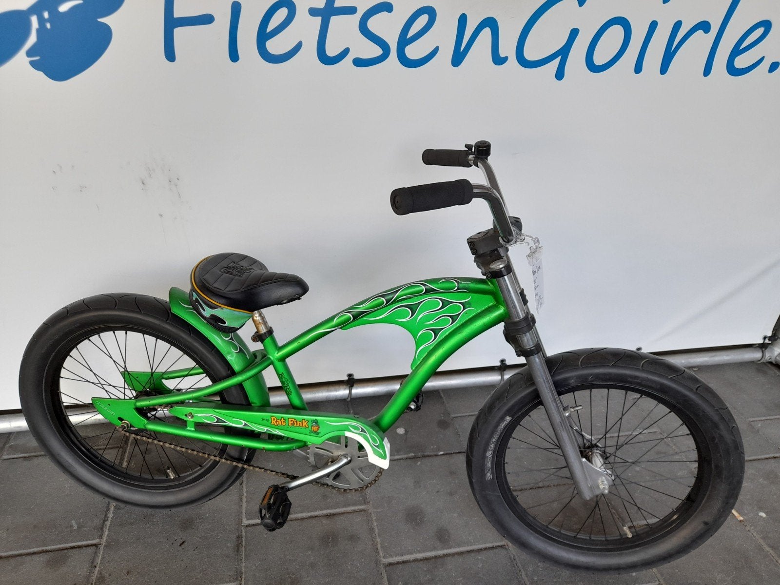 cruiser Rat Fink kinderfiets 20 inch chopper, Ophalen, Terugtraprem, Gebruikt, Staal