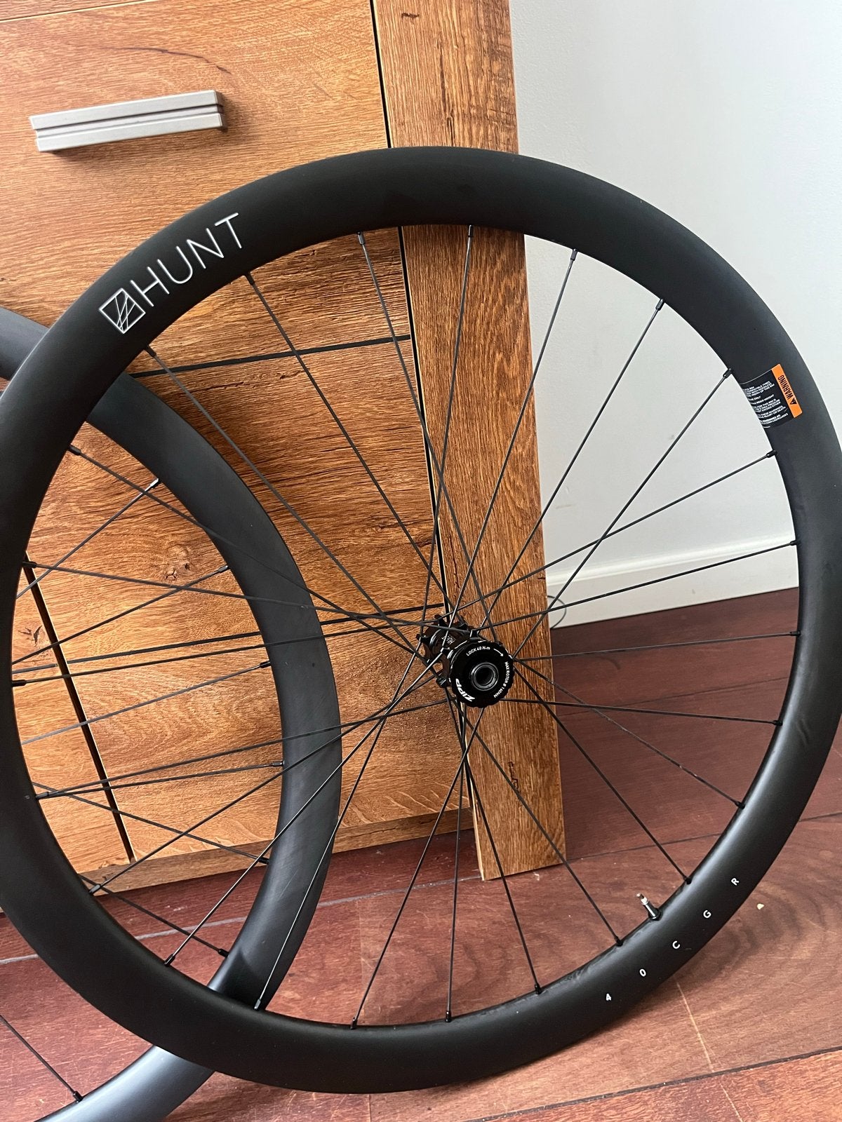 Hunt 40 CGR Carbon Wielset, Fietsen en Brommers, Fietsonderdelen, Zo goed als nieuw, Gravelbike, Carbon, Ophalen