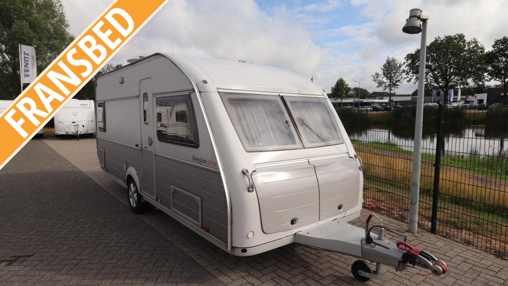 Kip Grey Line Special 49 TDB BJ'08 Mover/ Unico luifel/ VOL, Caravans en Kamperen, Caravans, Rondzit, Kip, Schokbreker, Bedrijf