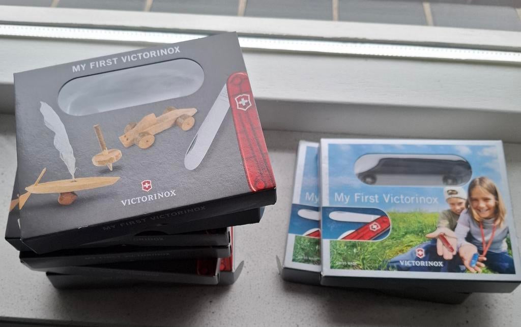Victorinox doosjes my first victorinox mes zakmes, leeg, Ophalen of Verzenden, Zo goed als nieuw