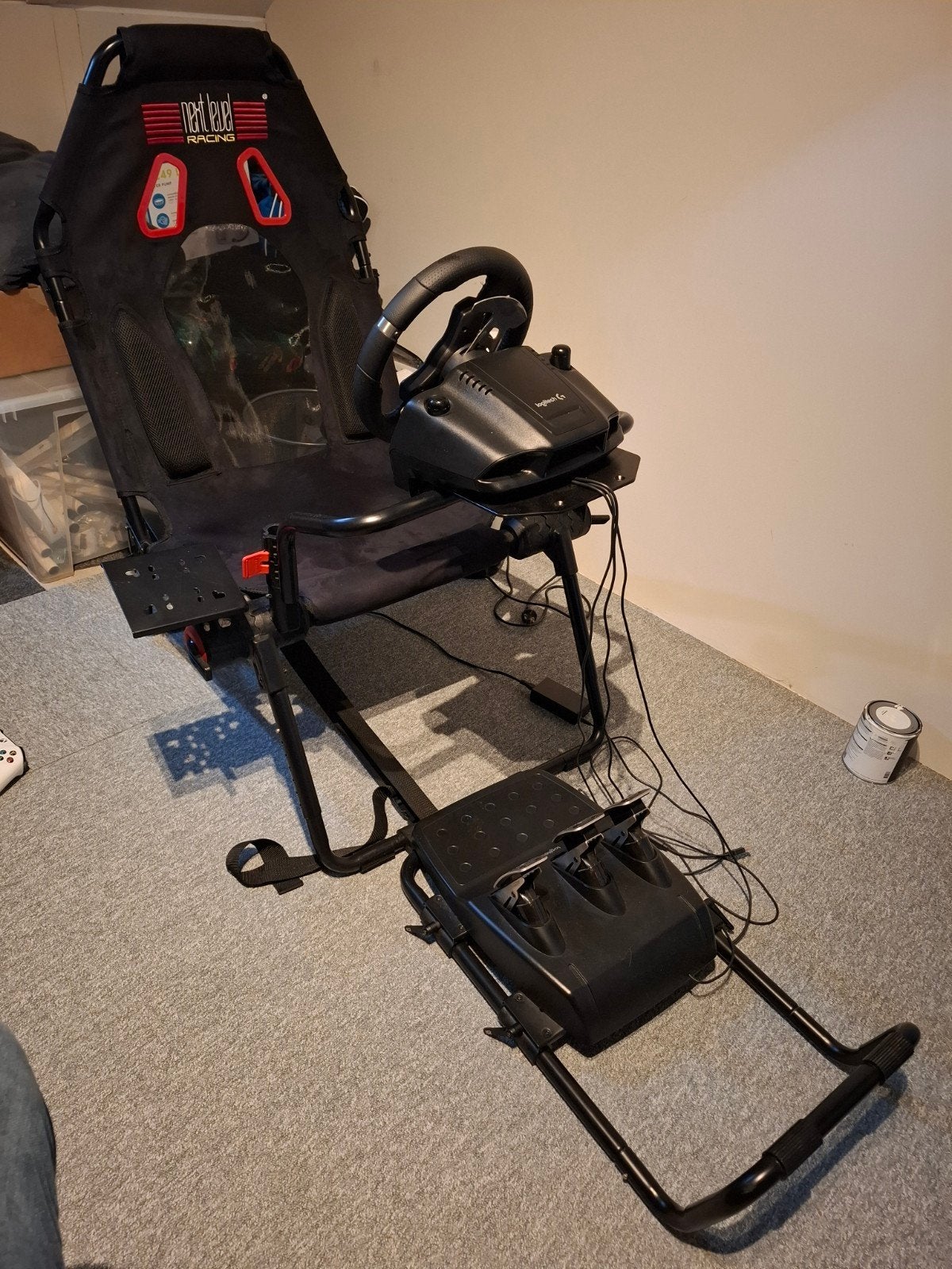 Logitech G29 racestuur met pedalen en Playseat Evolution, Ophalen, Online, Gebruikt, 1 speler